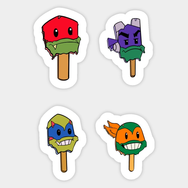 ROTTMNT Popsicles Sticker by SassyTiger